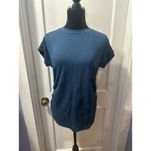 Cupio Blue Short Sleeve Top in S
